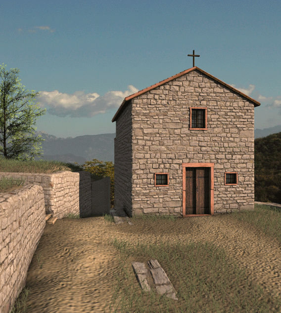 Archeologia virtuale: così poteva presentarsi la chiesa fra il Medioevo e l'età modernaVirtual archaeology: the church between the medieval and the modern age