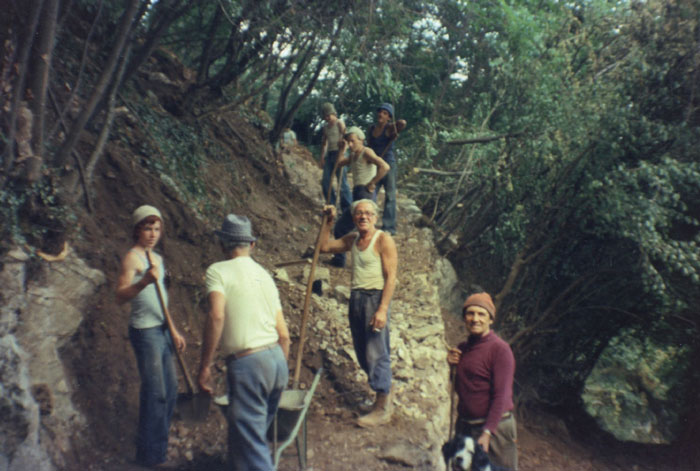 Scavi dal 1969 al 1977 - Explorations from 1969 to 1977